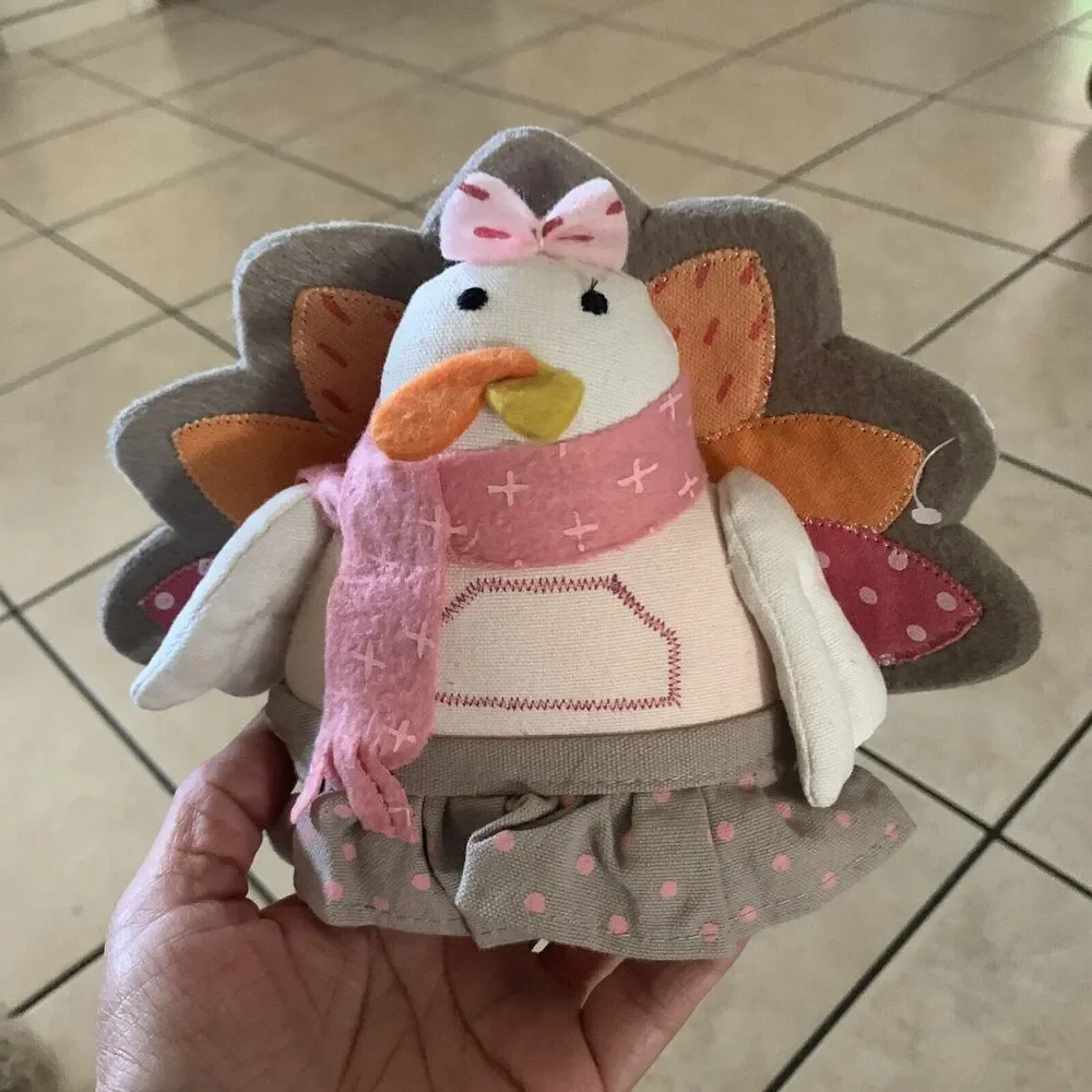TARGET SPRITZ FELT FABRIC TURKEY PLUSH THANKSGIVING DECOR CIRCA 2020